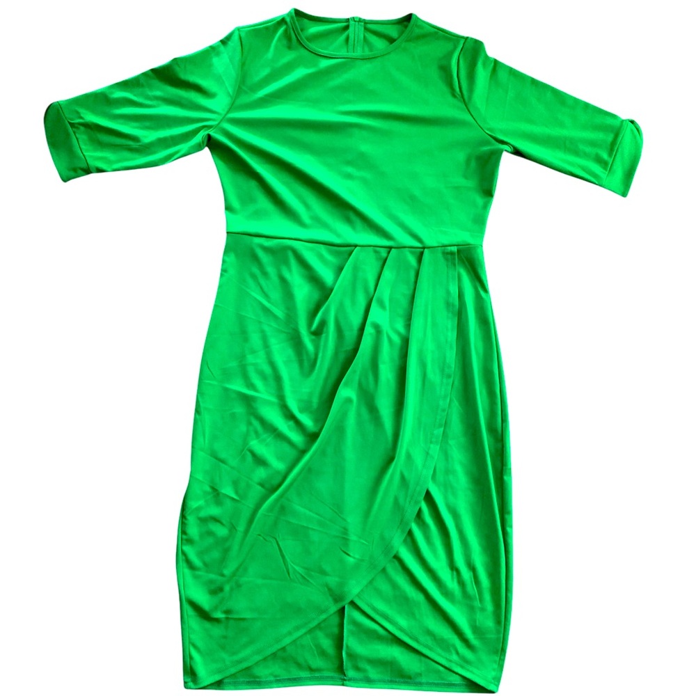 Plus Size Kelly‎ Green A- Line Women’s Dress Size 1X